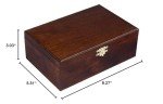 Wooden Chess Piece Storage Box for Standard Sets