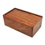Elegant Sheesham Chess Storage Box with Sliding Lid