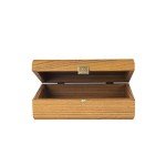 Olive Wood Chess Piece Storage Box