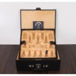 Leatherette Storage Box for Chess Pieces 4.2" - 4.6