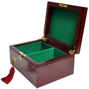 Mahogany Premium Chess Box by House of Staunton