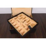Leatherette Storage Box for Chess Pieces 4.2" - 4.6