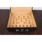 Leatherette Storage Box for Chess Pieces 4.2" - 4.6
