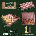Magnetic Travel Chess Set for All Ages