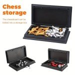 Mini Magnetic Chess Set with Folding Case – 3 in 1