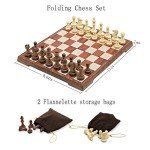 Magnetic Portable Chess Set with Storage Bags