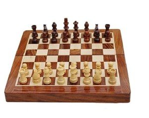 Premium Rosewood Magnetic Chess Set for Everyone
