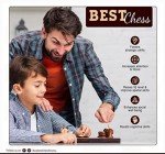 Premium Rosewood Magnetic Chess Set for Everyone