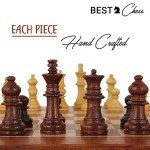 Premium Rosewood Magnetic Chess Set for Everyone