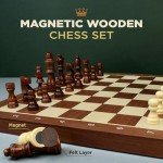 15-Inch Magnetic Chess and Checkers Set