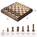 Magnetic 2-in-1 Chess and Chinese Checkers Set