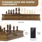 Peradix Magnetic 2-in-1 Chess and Checkers Set