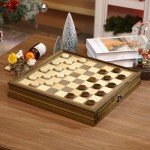 Peradix Magnetic 2-in-1 Chess and Checkers Set