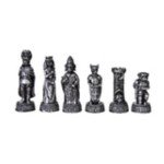 Cats vs Dogs Chess Set with Glass Board