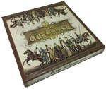 Royal Cats vs. Dogs Chess Set with Leather Board