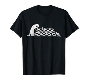 Cat Mouse Chess T-Shirt for Game Night