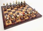 Royal Cats vs Dogs Chess Set with 18" Board