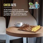 Cats & Dogs Chess Set with Walnut Chest
