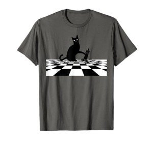 Ornery Cat Checkmate Chess Piece T-Shirt