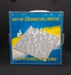 Elegant Glass Chess Set for Classic Gameplay