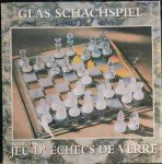 Elegant Glass Chess Set with Frosted Pieces