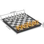 Magnetic Travel Chess Set - 9.8 Inch Foldable