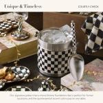 MACKENZIE-CHILDS Black and White Ice Bucket