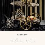 MACKENZIE-CHILDS Black and White Ice Bucket