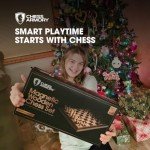 Magnetic Wooden Chess Set - 15 Inch Folding Travel