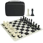 Elongdi Portable Tournament Chess Set with Extra Queens