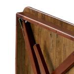 Classic Folding Card Table with Fruitwood Frame