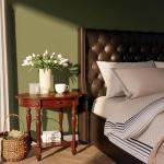 Solid Wood Oval End Table with Drawer