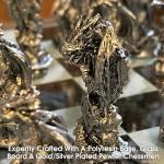 15" 3D Dragon Chess Set - Bronze & Silver