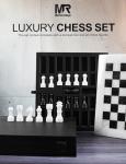 Elegant 12" Marble Chess Set with Storage Box