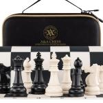 Foldable Silicone Chess Set with Travel Bag