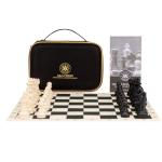 Foldable Silicone Chess Set with Travel Bag