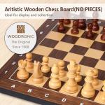 Woodronic 16" Maple & Cassia Chess Board