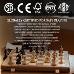 Walnut Folding Chess Set with Extra Queens