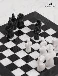Marble Chess Set with Storage Box - 15 Inches