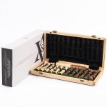 Wooden Folding Chess and Checkers Set - 15 Inch