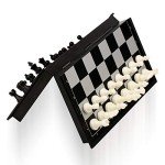 Magnetic Travel Chess Set with Folding Board
