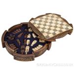 Compact Isle of Lewis Celtic Chess Set - 9