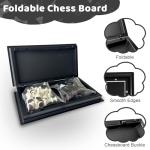 Magnetic Travel Chess Set with Extra Queens