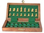 Magnetic Travel Chess Set with Folding Board