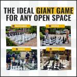 Giant 25-Inch King Premium Chess Set