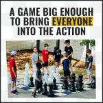 Giant 25-Inch King Premium Chess Set