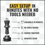 Giant 25-Inch King Premium Chess Set