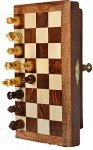 Magnetic Travel Chess Set with Folding Board