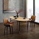 Mid-Century Modern Faux Leather Accent Chair