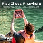 Magnetic 6-Inch Travel Chess Set with Extra Queens